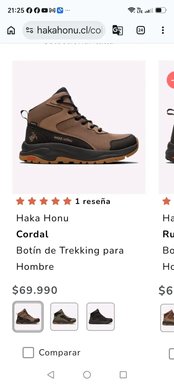 Botines de trekking Haka Honu hombre