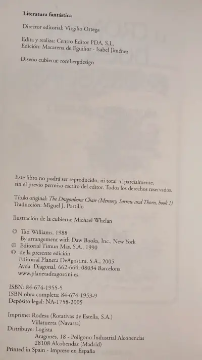 El Trono de Huesos de Dragón de Tad Williams - miniatura 2