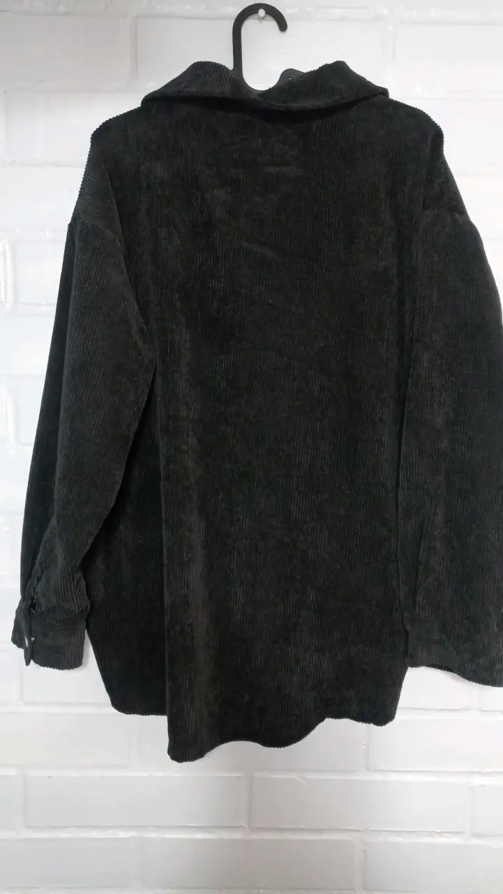 Chaqueta de pana negra Rolly Go talla L - 2