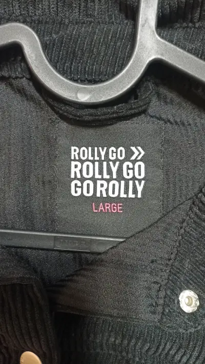 Chaqueta de pana negra Rolly Go talla L - miniatura 4