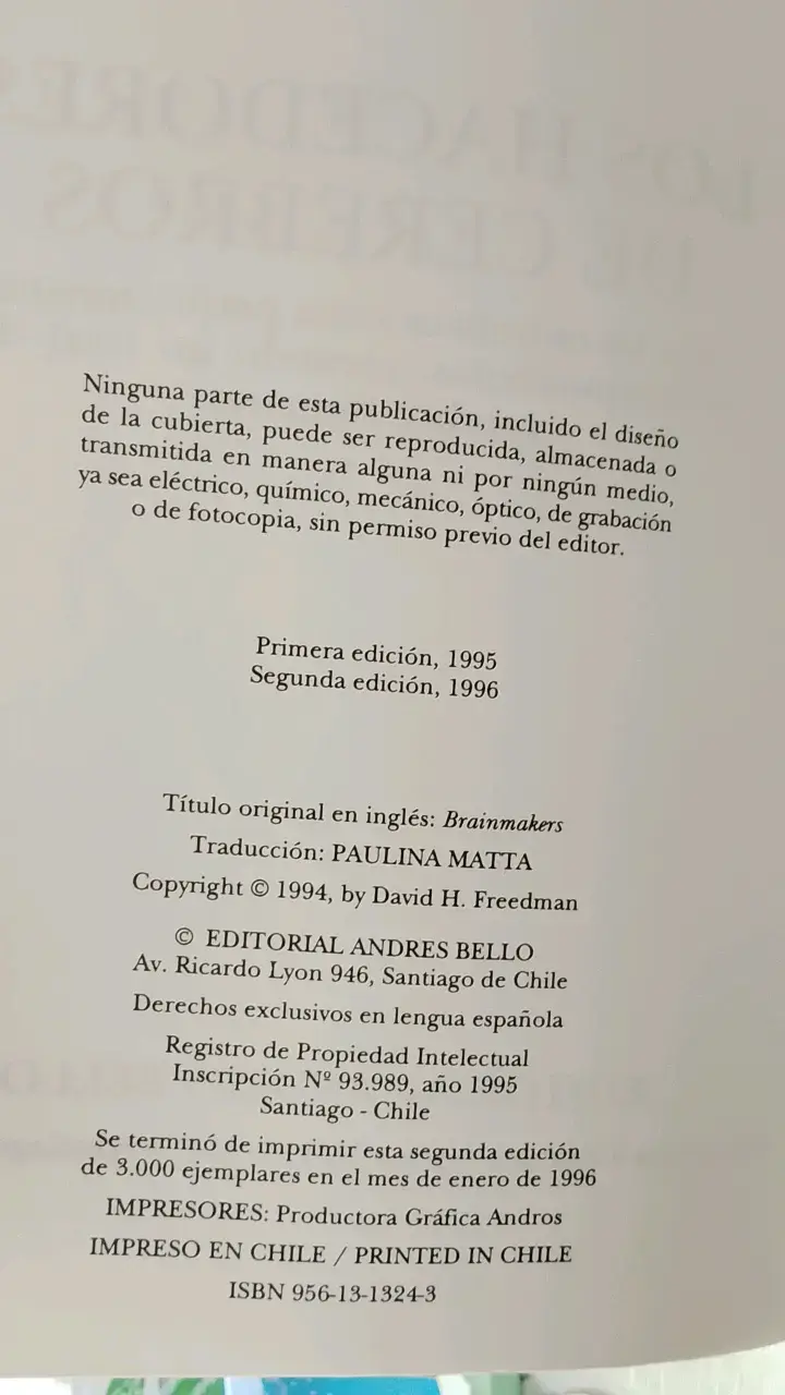Los Hacedores de Cerebros de David H. Freedma - 2