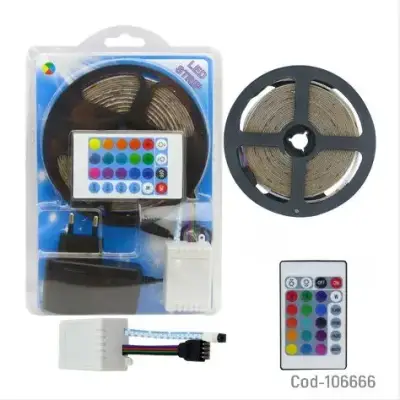 Tira LED con control remoto multicolor - miniatura 2