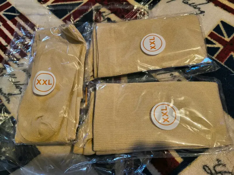 Calcetines beige talla XXL
