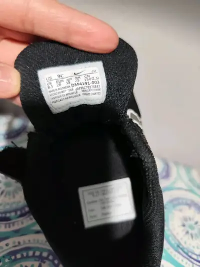 Zapatillas deportivas negras para niños Nike Downshifter 12 - miniatura 5