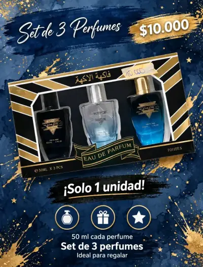 Set de 3 perfumes de 50 ml cada uno - miniatura 1