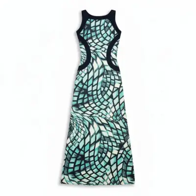 Vestido Maxi Mosaico MT Collection Talla S - miniatura 1