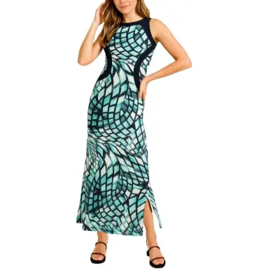Vestido Maxi Mosaico MT Collection Talla S - miniatura 5