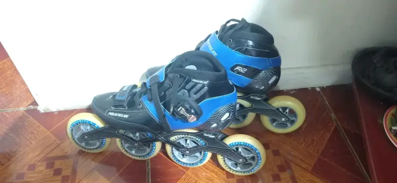 Patines en línea Powerslid de velocidad azul y neg - 2
