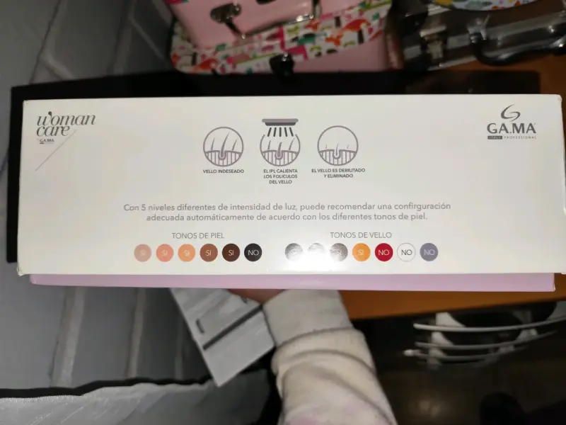 Depiladora IPL Gama Senza GI2000 con 5 niveles de intensidad - 2