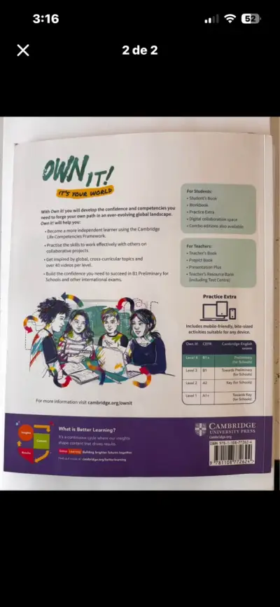 Libro de inglés Cambridge Own It! 4A - miniatura 2