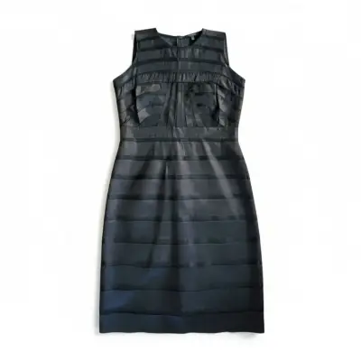 Vestido Corto Satinado Malla Perry Ellis Talla XL - miniatura 1