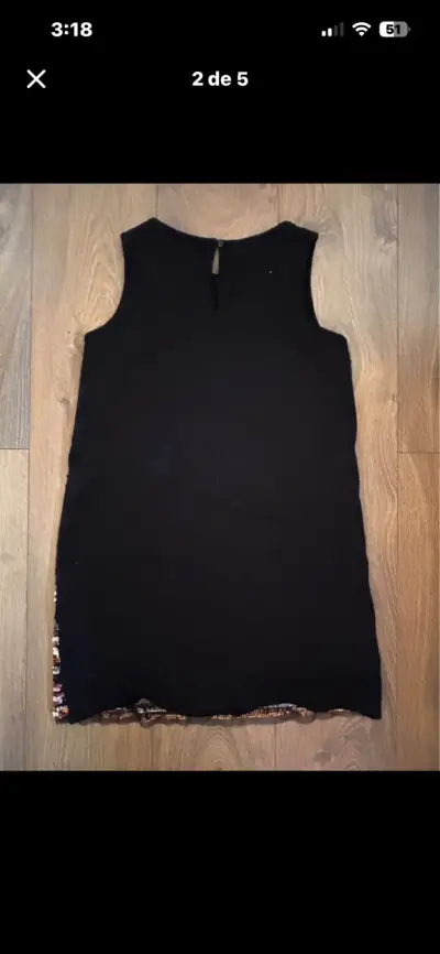 Vestido de lentejuelas H&M para niña - miniatura 2