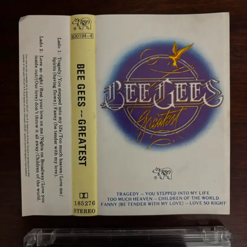 Cassette Beegees Mejores Éxitos 1989 Chile - 4