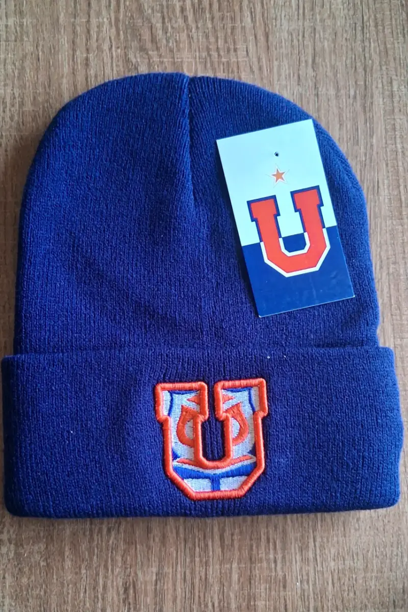 Gorro de lana Universidad de Chile azul - 1