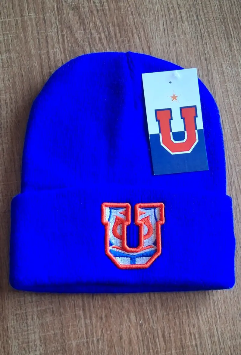 Gorro de lana Universidad de Chile azul - 5