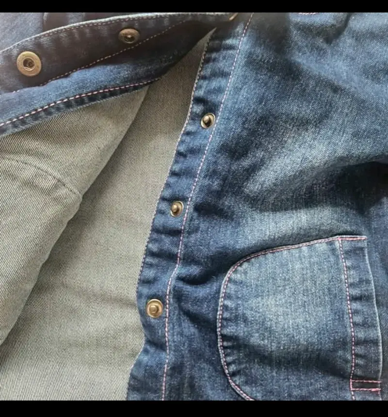 Chaqueta de mezclilla para niña con capucha - 5