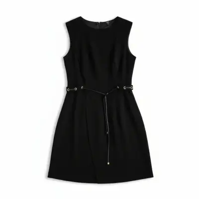 Vestido Elegante Ejecutivo Negro ASH Talla XL - miniatura 1