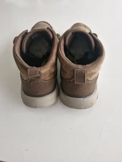 Botines de gamuza marrón Skechers para hombre - miniatura 3