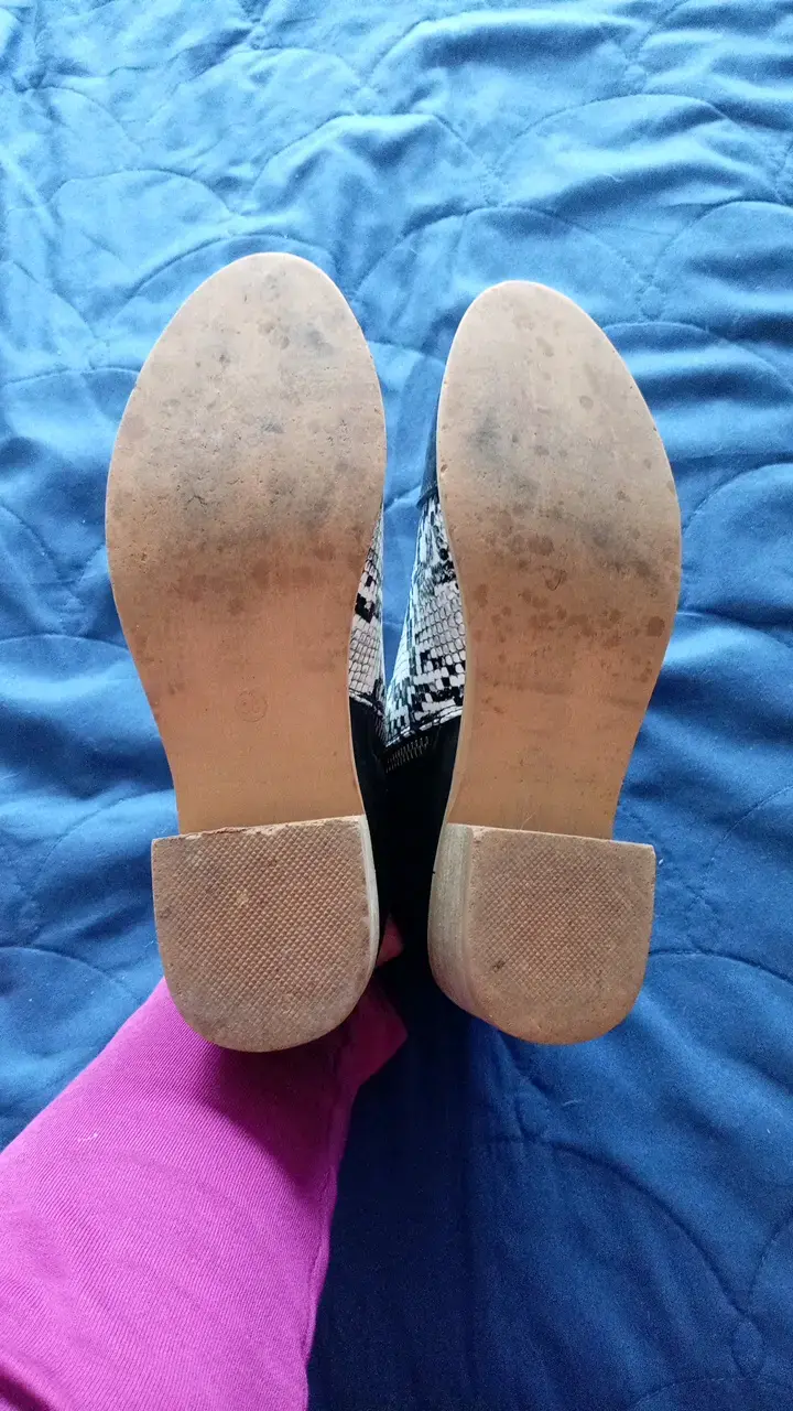 Botines  con diseño de serpiente - 2