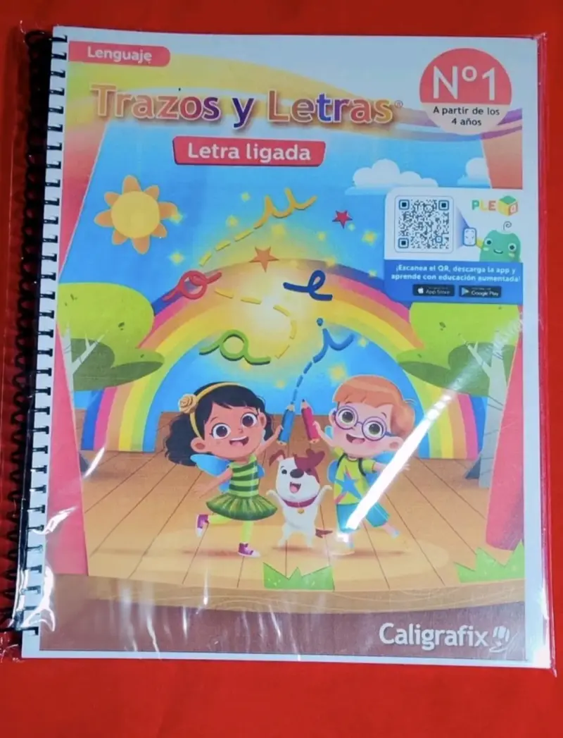 Cuaderno Trazos y Letras Letra Ligada Caligrafix