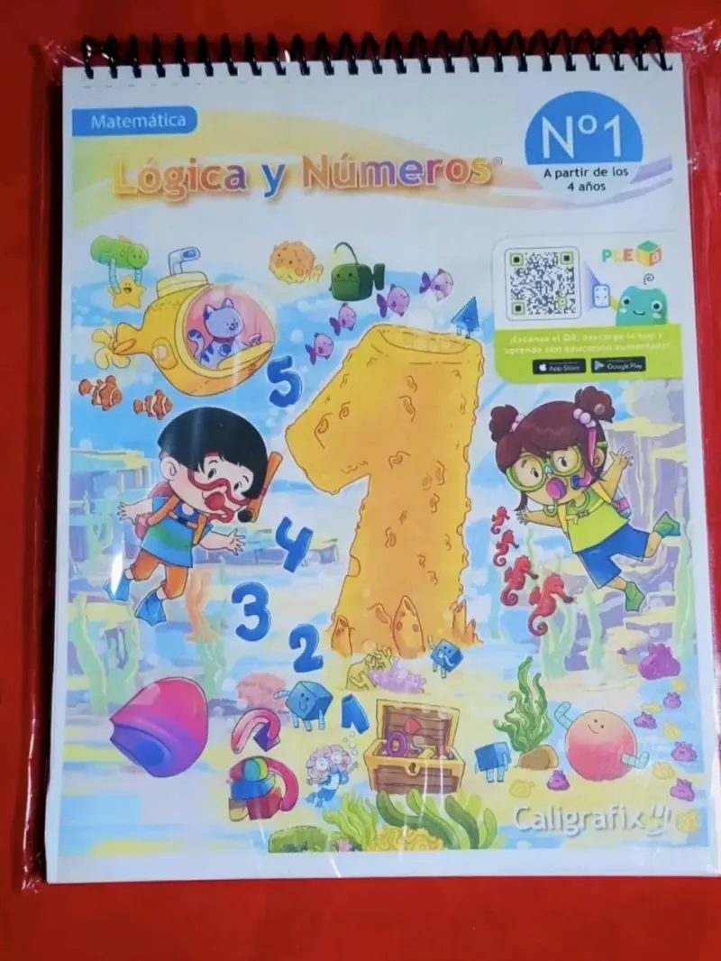 Cuaderno de Matemáticas Lógica y Números para Niños
