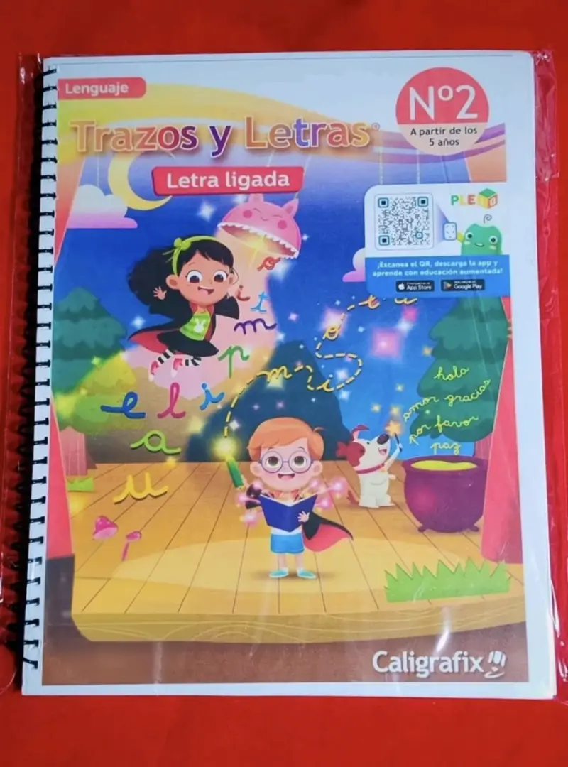 Cuaderno Trazos y Letras Letra Ligada Nº2 Caligrafix
