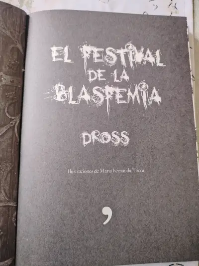 Libro 'Festival de la Blasfemia' de Dross - miniatura 2