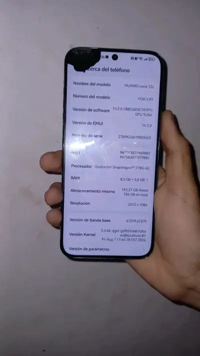 Huawei Nova 12s con 256GB y 8GB RAM - miniatura 1