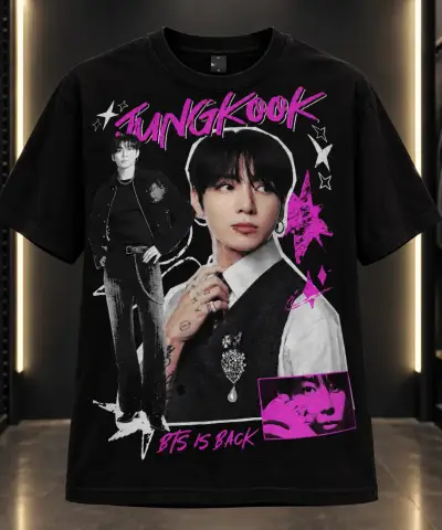Polera negra Jungkook BTS - miniatura 1
