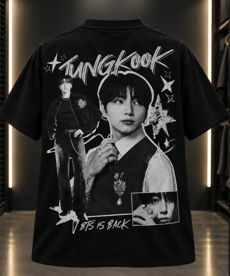 Polera negra Jungkook BTS - 2