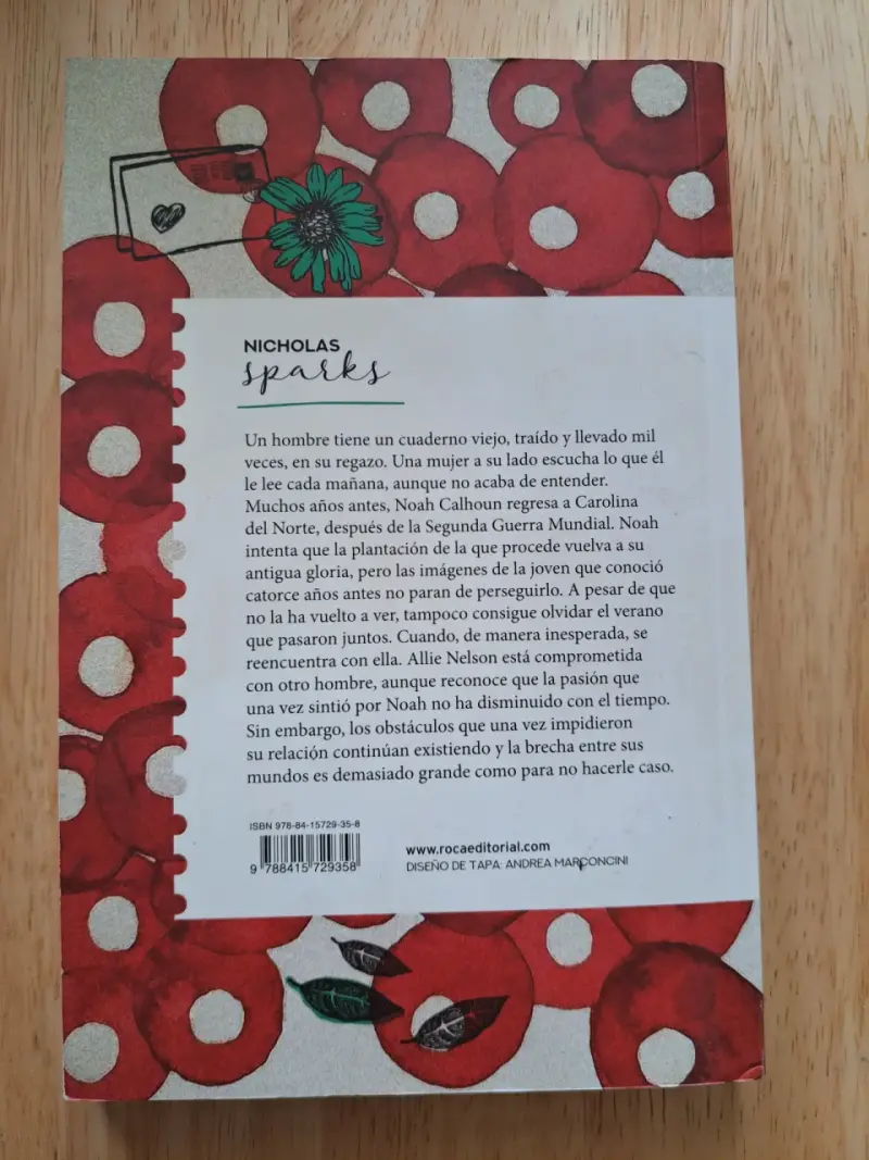 Libro 'Diario de una Pasión' de Nicholas Sparks - 2