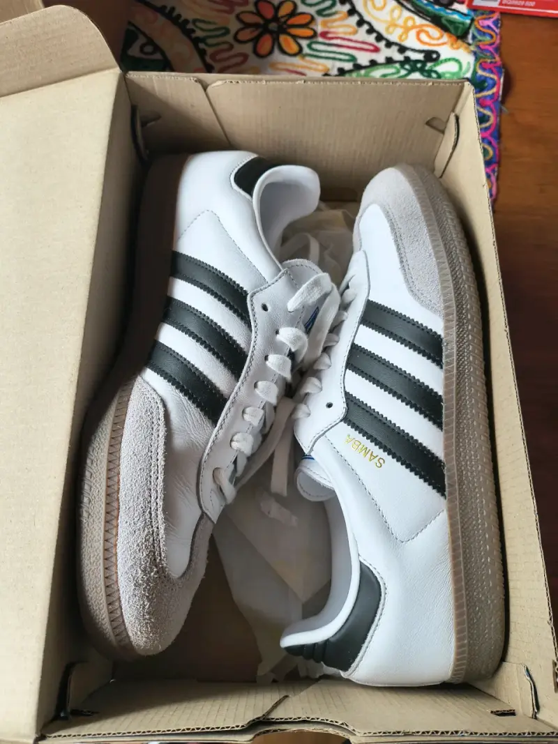 Zapatillas Adidas Samba blancas - 1