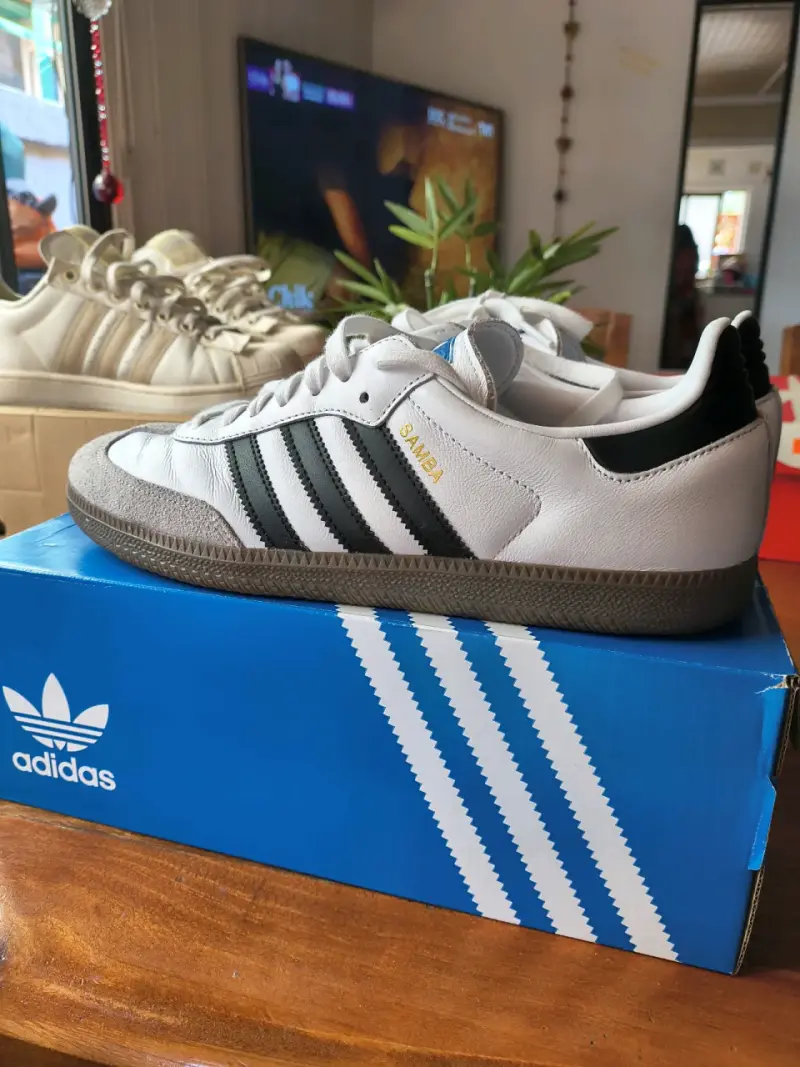 Zapatillas Adidas Samba blancas - 4