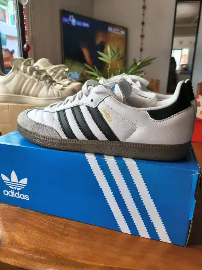 Zapatillas Adidas Samba blancas - miniatura 4