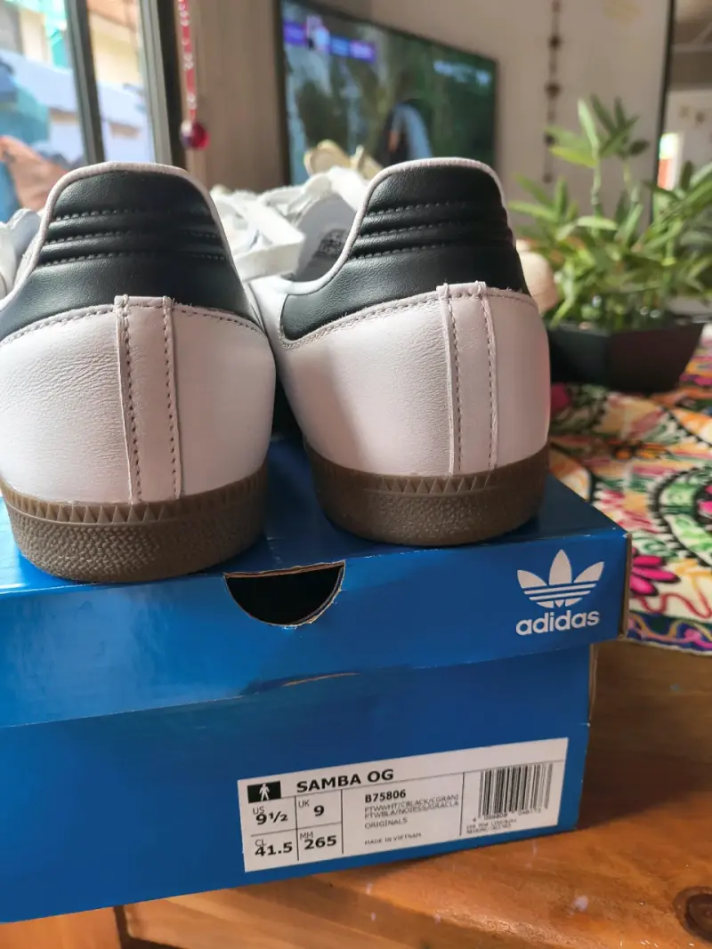 Zapatillas Adidas Samba blancas - 5