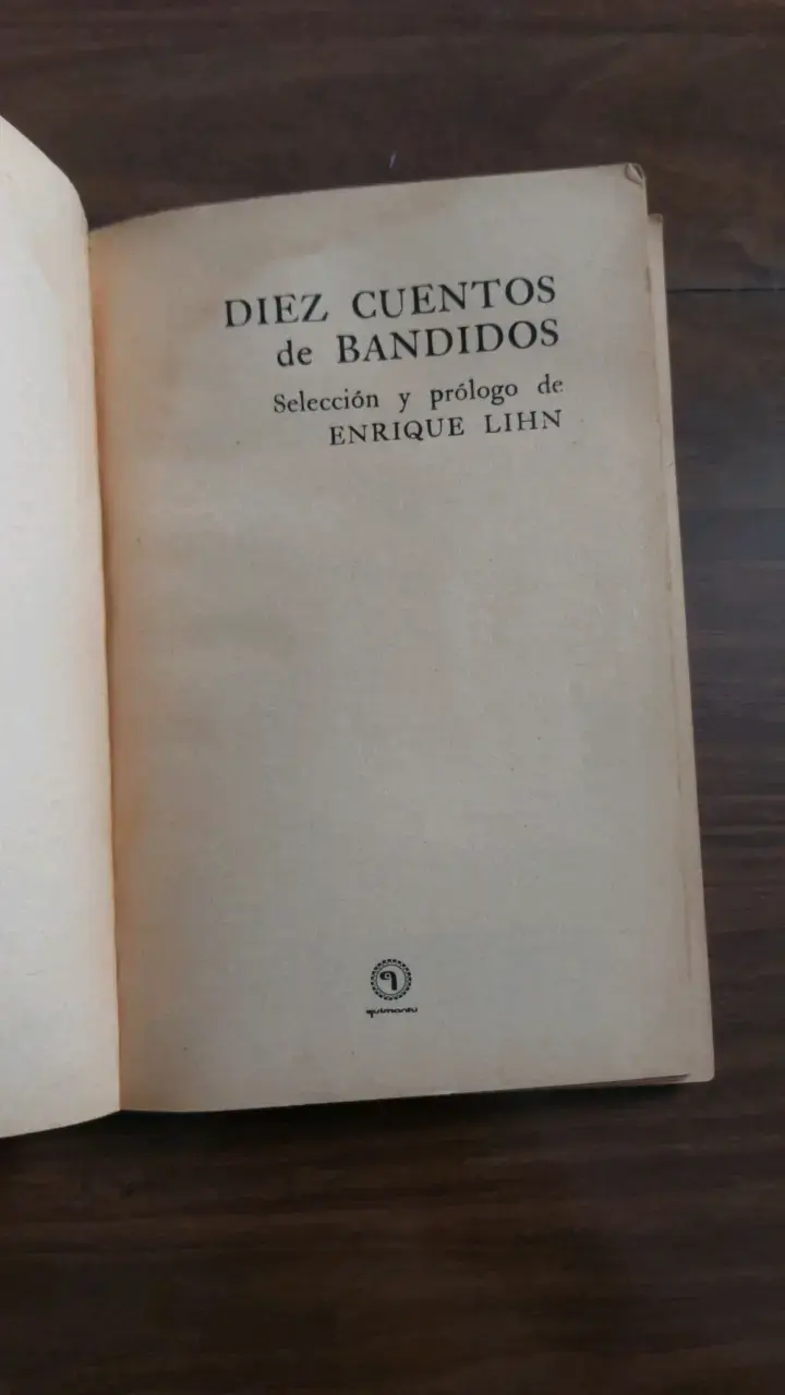 Libro 'Diez cuentos de bandidos' por Enrique Lihn - 3