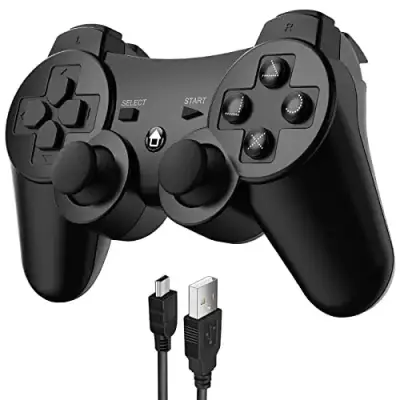 Controlador de Juego Inalámbrico Negro para PC y Consolas - miniatura 1