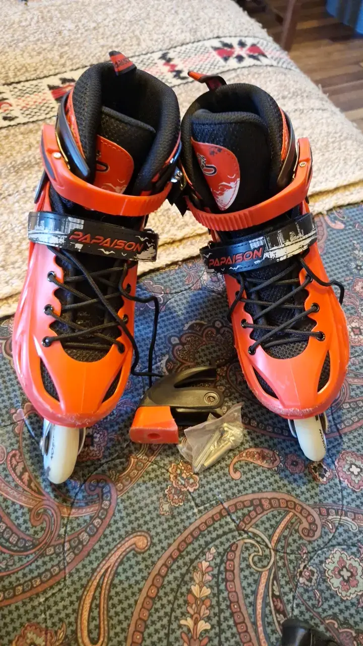 Patines en línea rojos Papaison ajustables 36-41 - 2