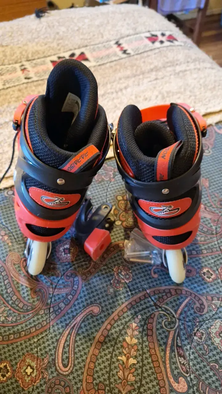 Patines en línea rojos Papaison ajustables 36-41 - 4