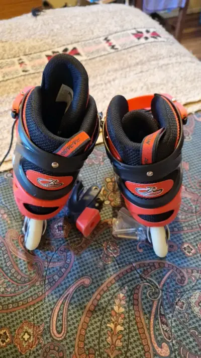 Patines en línea rojos Papaison ajustables 36-41 - miniatura 4