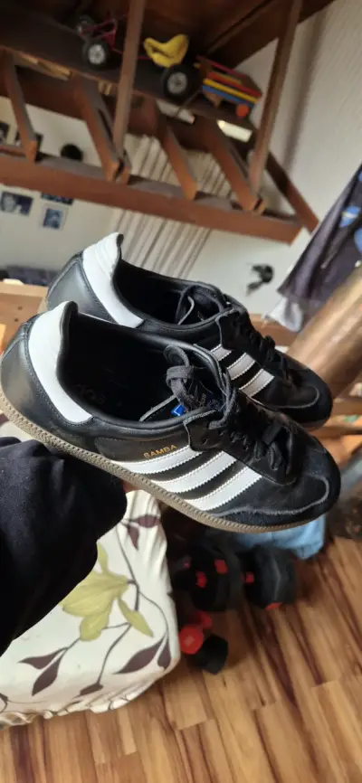 Zapatillas Adidas Samba negras clásicas - miniatura 4