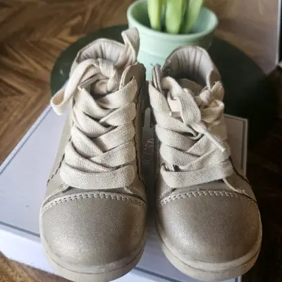 Zapato doradas para bebé Opaline talla 22 - miniatura 4