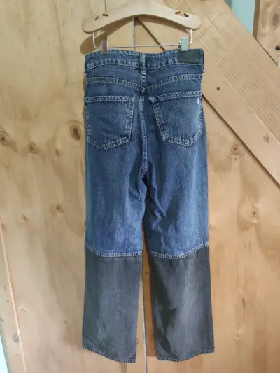 Jeans de mezclilla bicolor Rupha talla 36 - miniatura 2