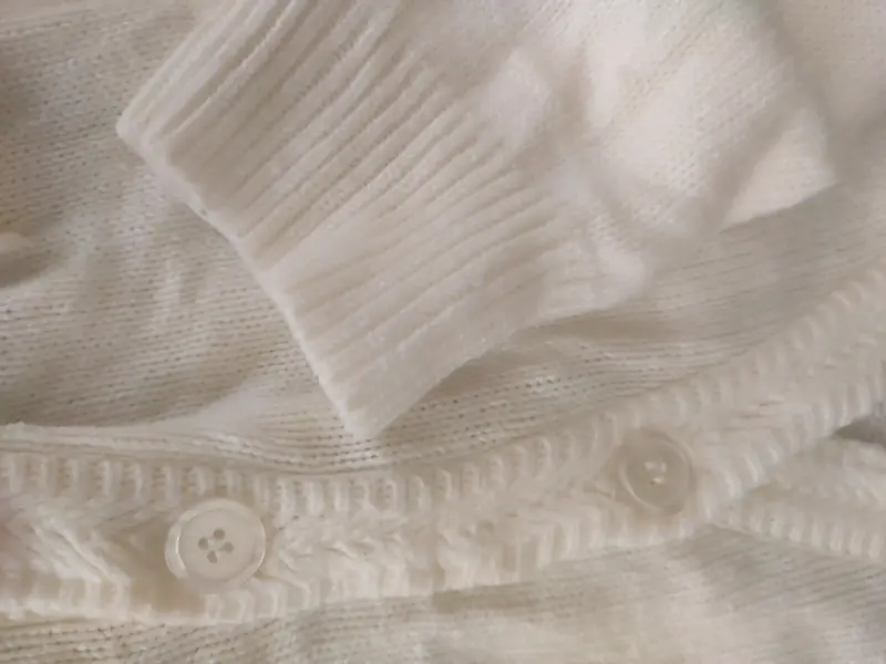 Cárdigan Blanco Talla 2XL - 4