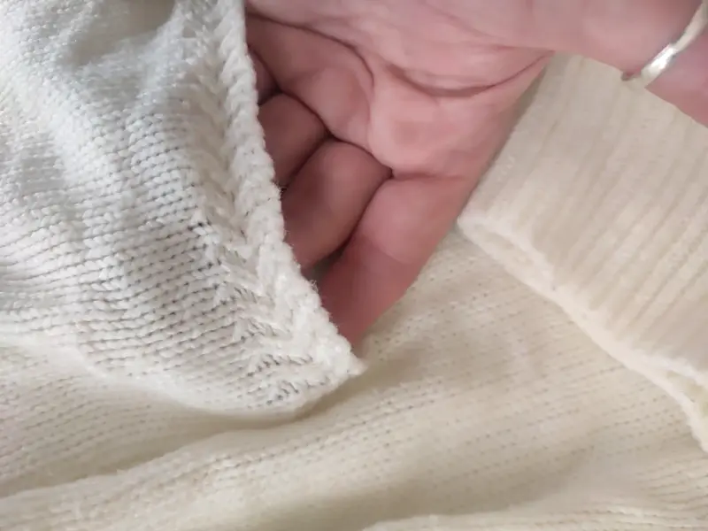 Cárdigan Blanco Talla 2XL - 5