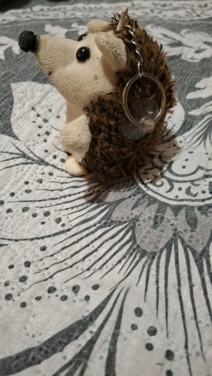 Llavero de peluche erizo suave - 2