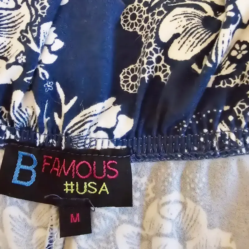 Vestido Maxi Floral B Famous #USA Talla M - 2