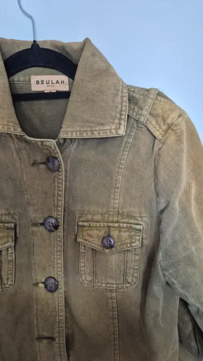 Chaqueta utilitaria verde olivo Beulah - miniatura 3