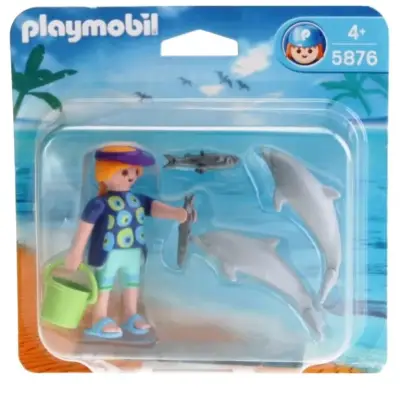 Figura Playmobil Niño con Delfines y Accesorios - miniatura 1