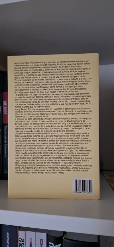 Nunca Me Abandones de Kazuo Ishiguro - miniatura 2